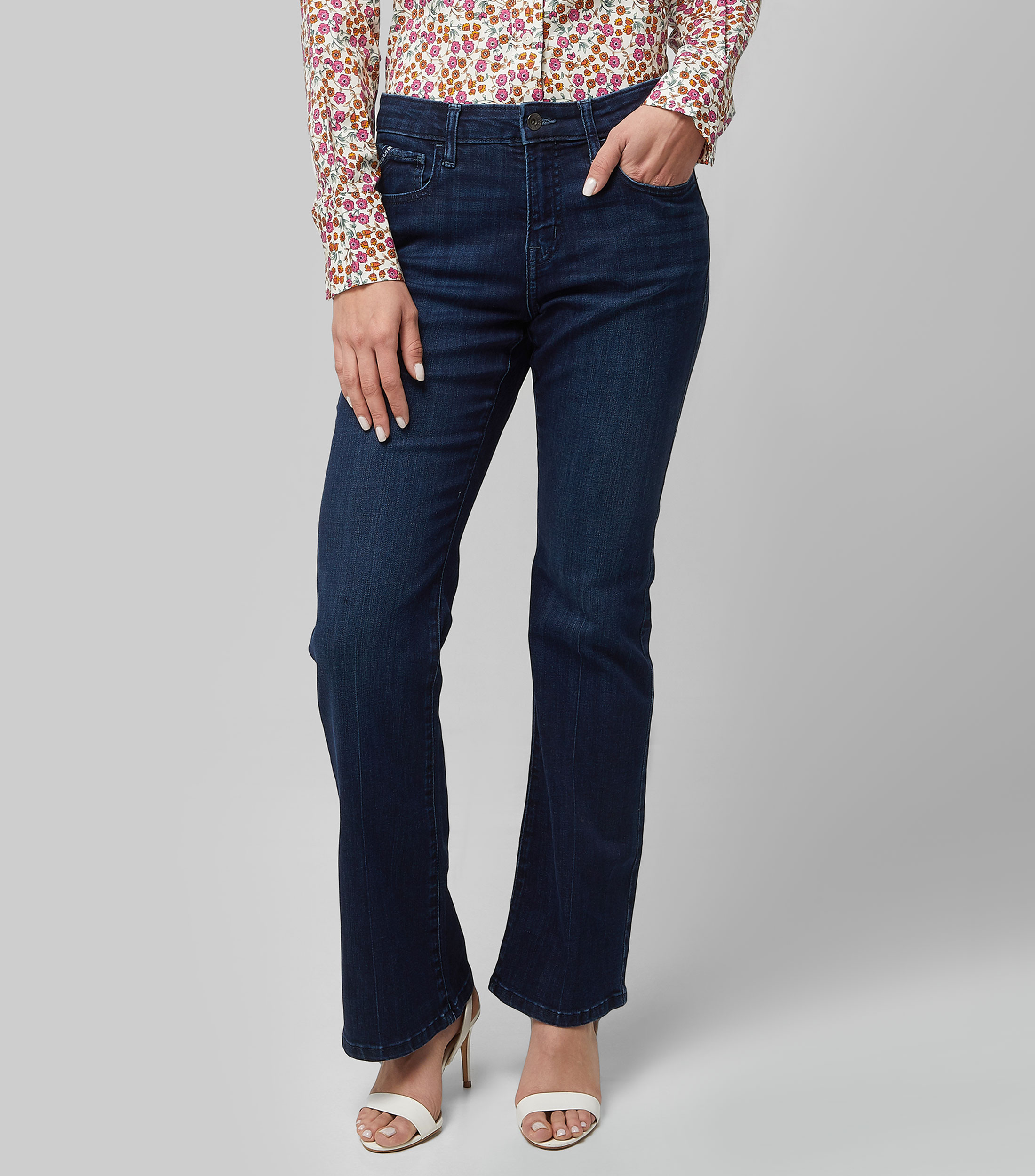 Pantalon slim en denim enfant fille DENIM BRUT | Petit Bateau